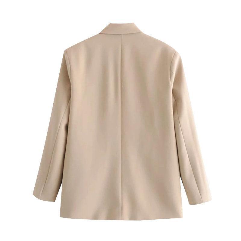 Loose Blazer Women - Casual - Plain-Solid