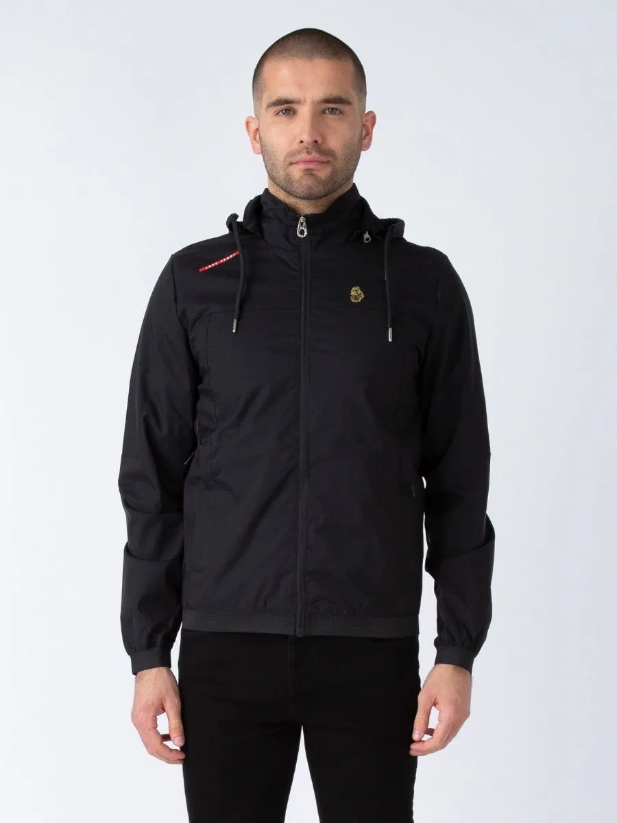 Luke 1977 Brownhills Benyon Hooded Jacket Jet Black