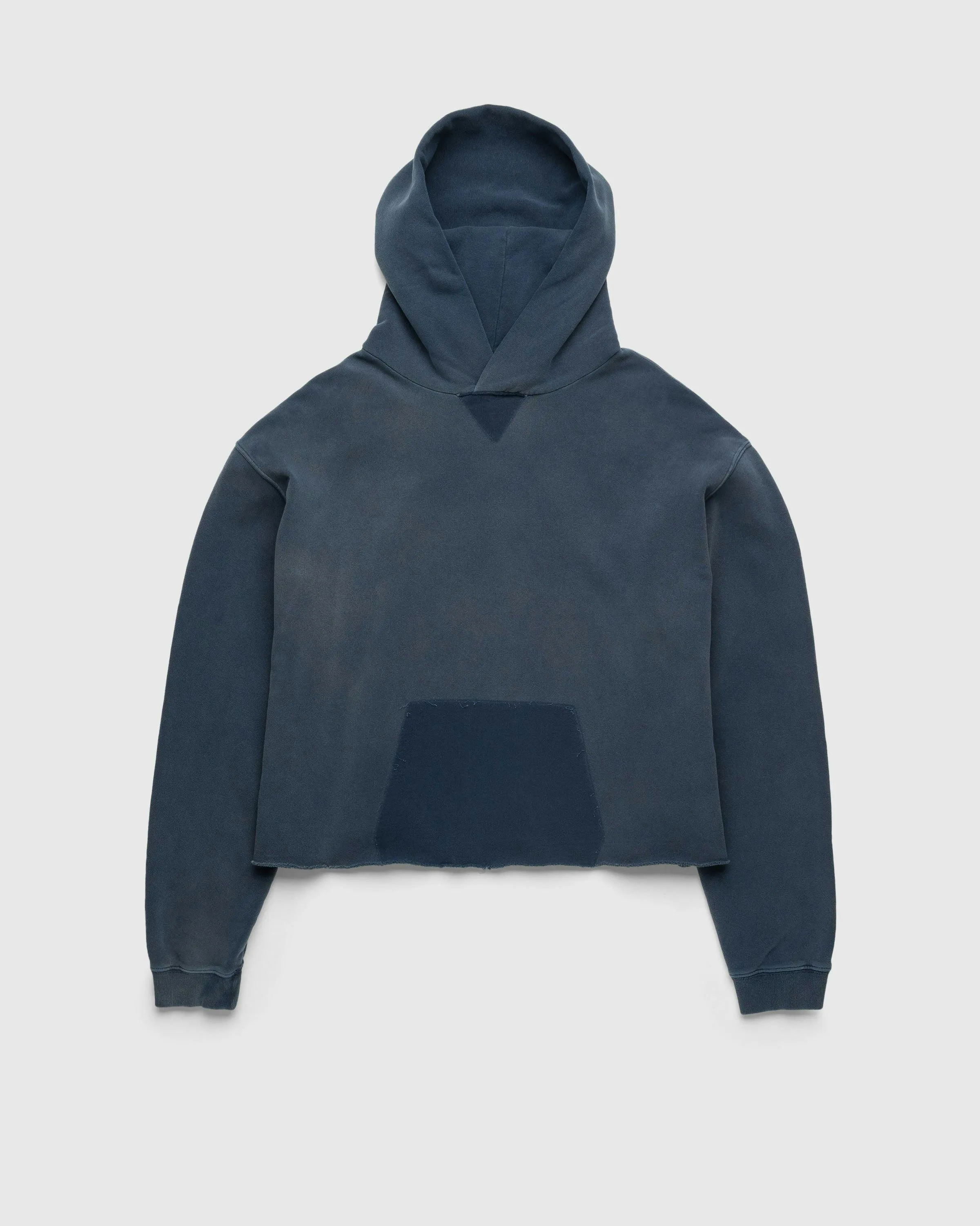 Maison Margiela – Organic Cotton Logo Hoodie Blue | Highsnobiety Shop