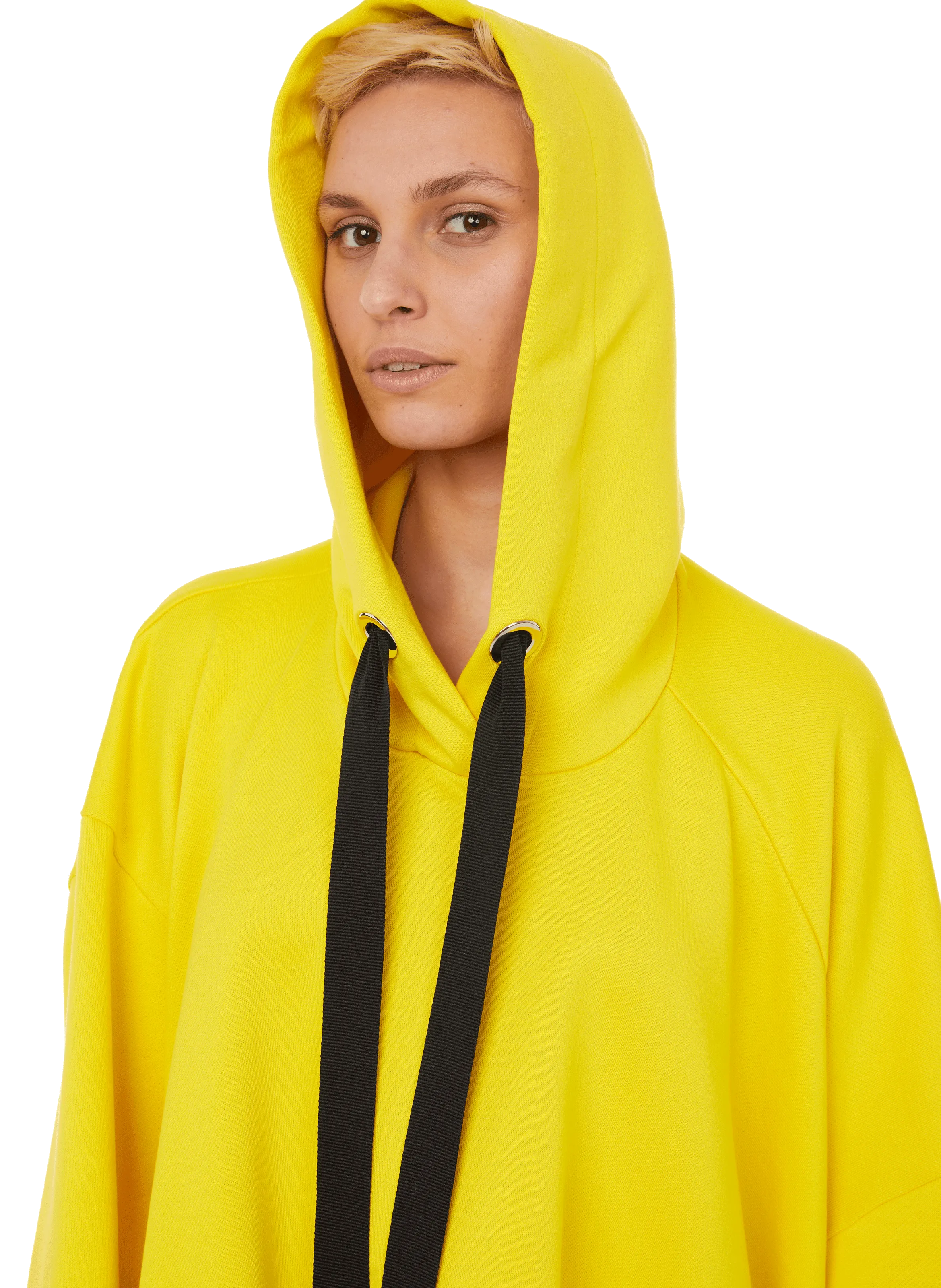 Marques almeida  Oversized organic cotton hoodie - Yellow