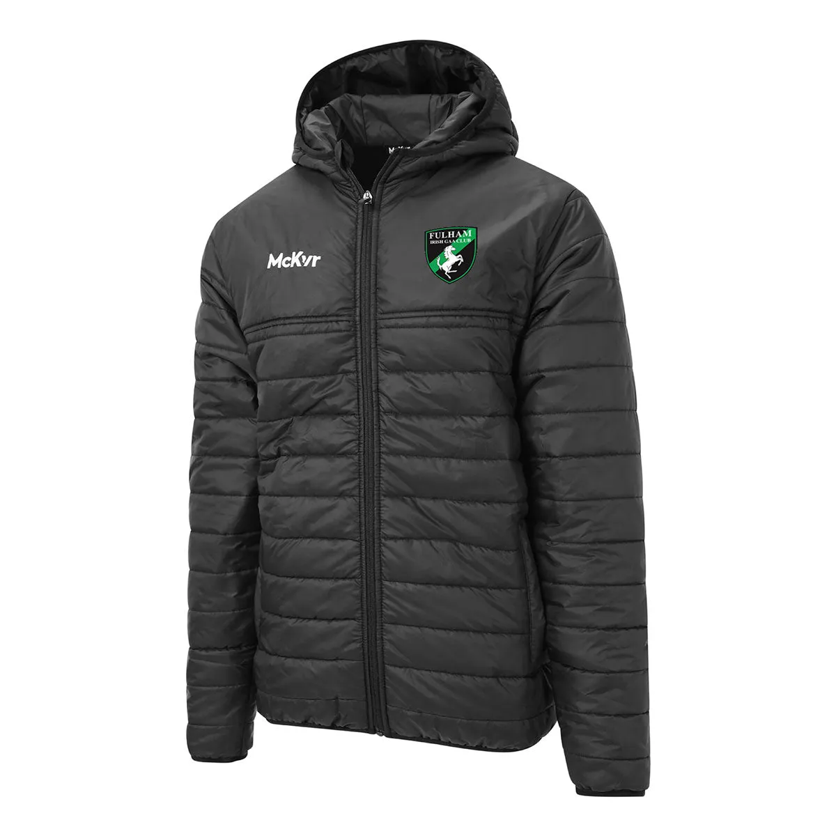 Mc Keever Fulham Irish GAA Core 22 Puffa Jacket - Adult - Black