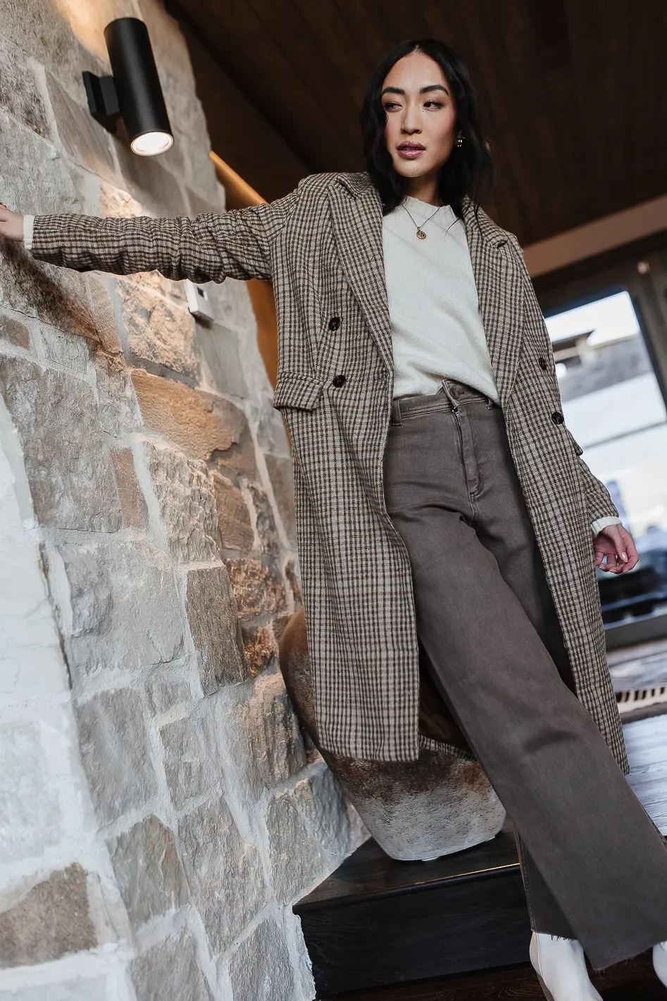 Mckenna Plaid Coat