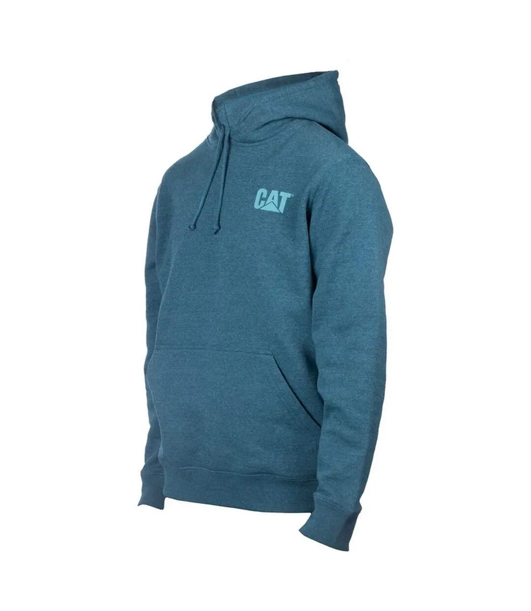 Mens trademark banner hoodie mallard blue Caterpillar