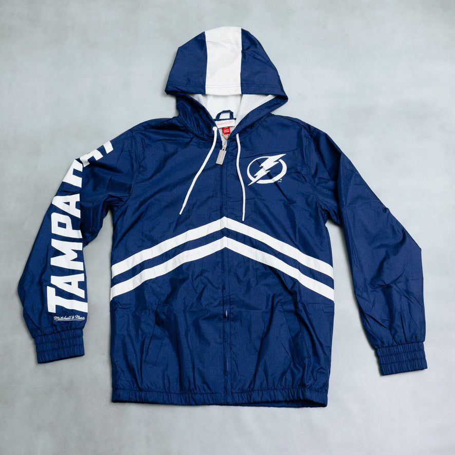 Mitchell & Ness NHL Tampa Bay Lightning Full Zip Undeniable Windbreaker