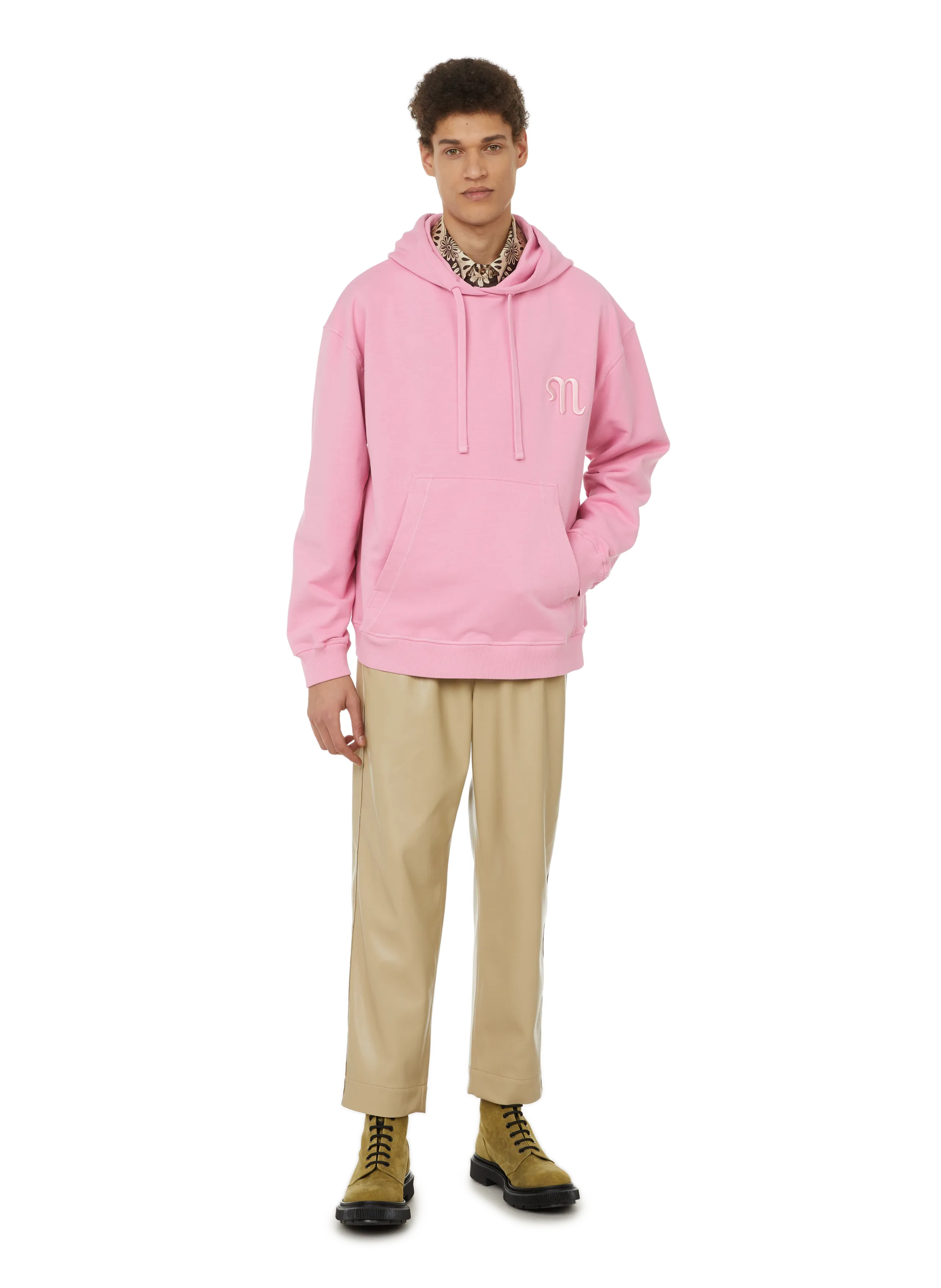 NANUSHKA  Ever organic cotton hoodie - Pink