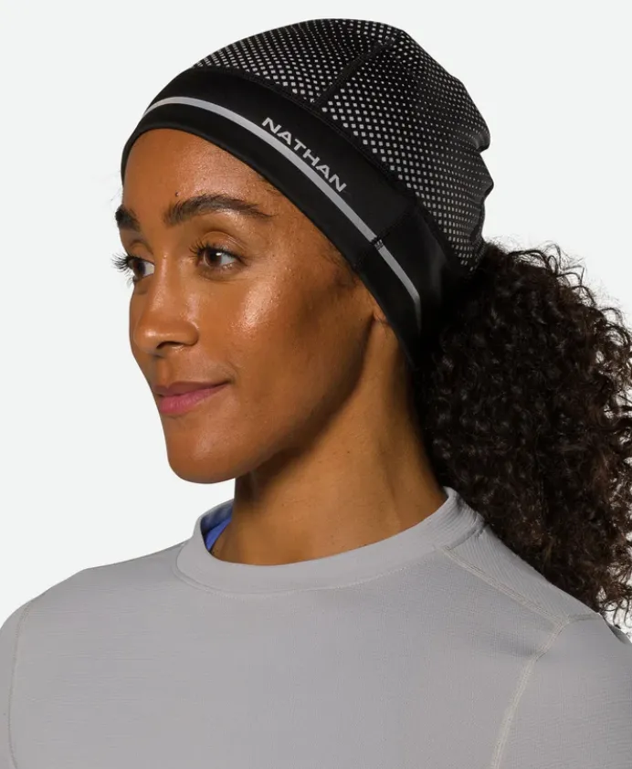 Nathan HyperNight Reflective Ponytail Beanie