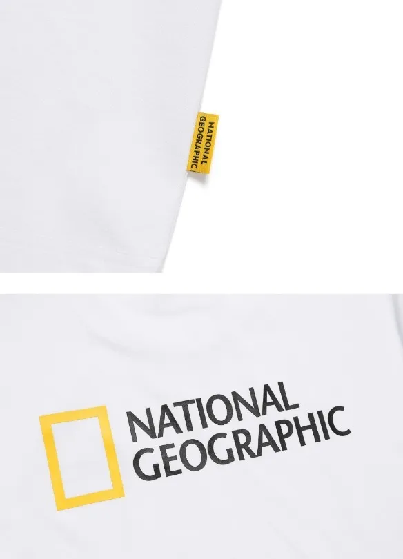 NATIONAL GEOGRAPHIC  |Unisex Street Style Logo T-Shirts