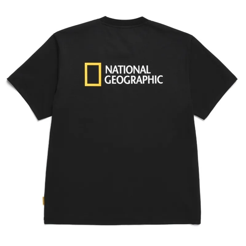 NATIONAL GEOGRAPHIC  |Unisex Street Style Logo T-Shirts