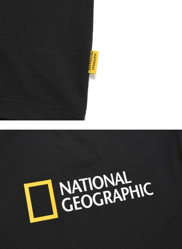 NATIONAL GEOGRAPHIC  |Unisex Street Style Logo T-Shirts