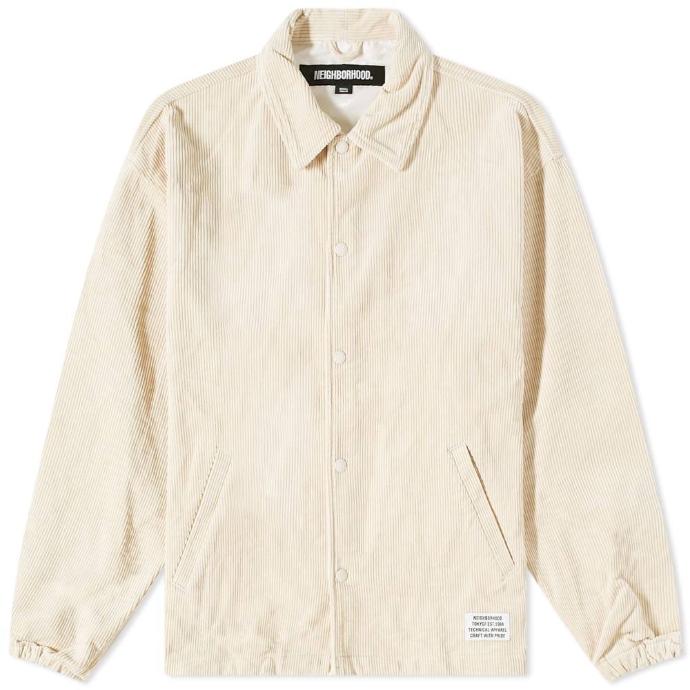 Neighborhood Cord Windbreaker JacketOff White