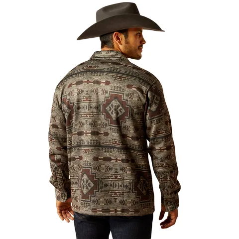 [NEW] Ariat Men's Caldwell Printed Shirt Brindle Jacket