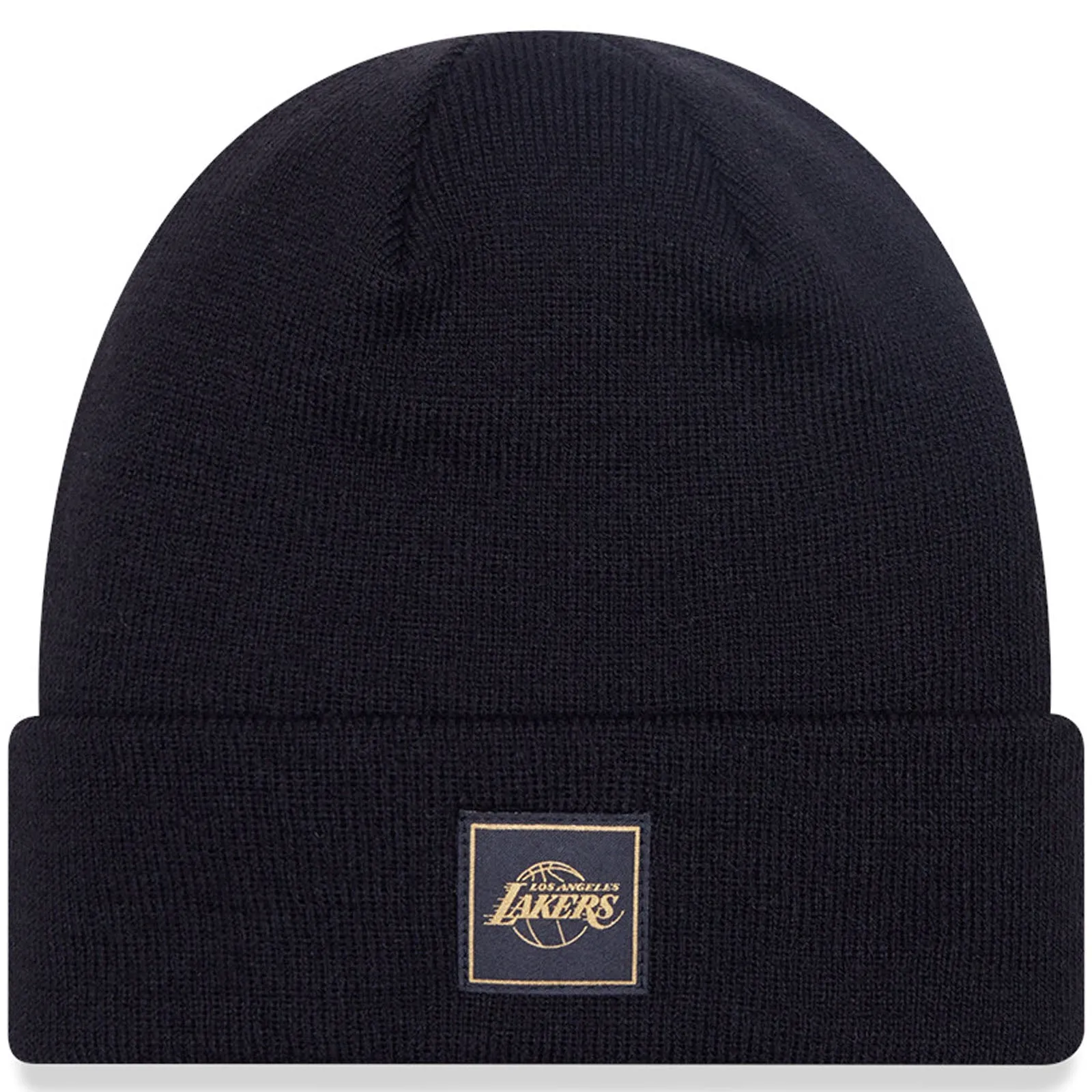 New Era Mens Los Angeles Lakers Metallic Logo Beanie - Black