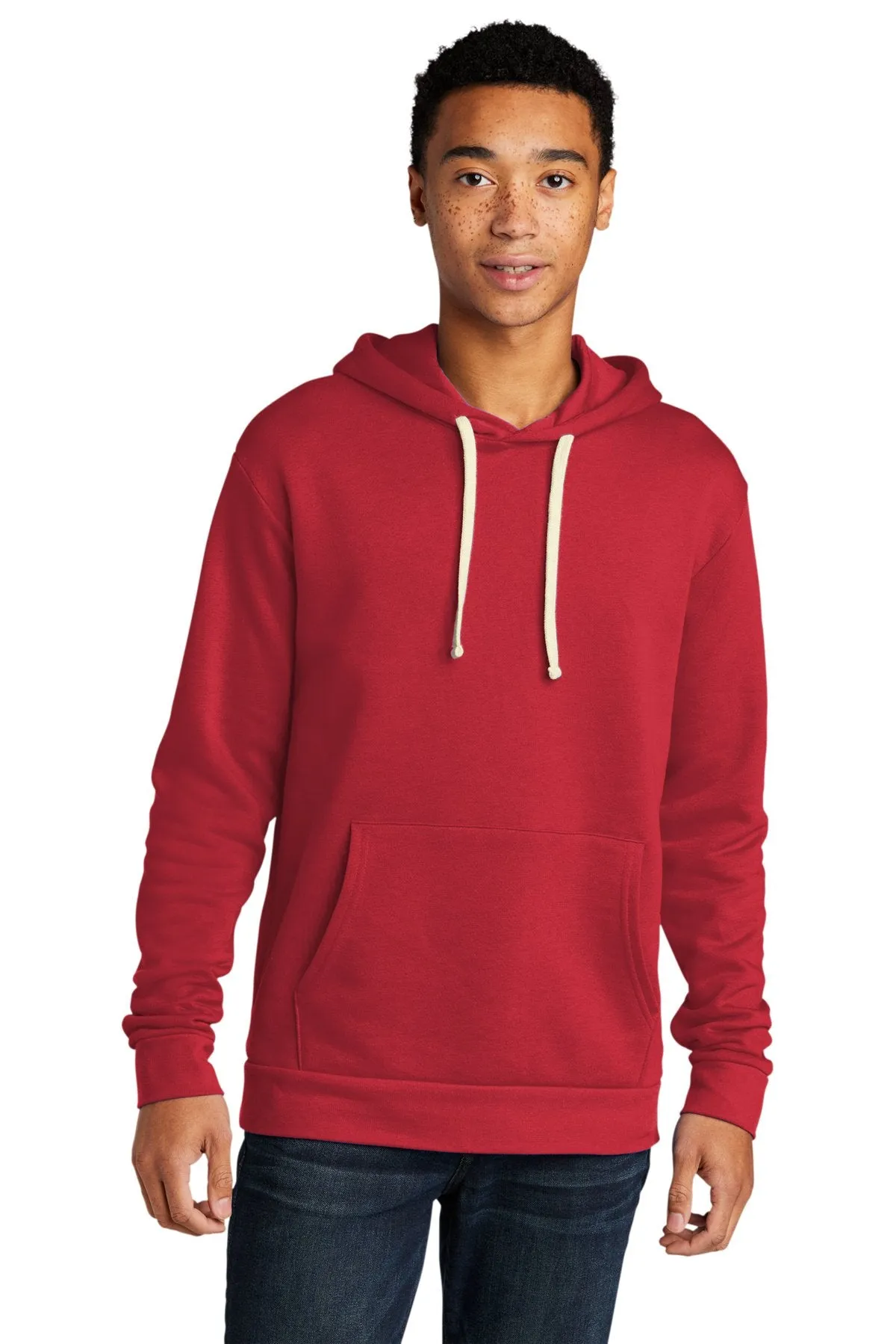 Next Level Unisex Beach Fleece Pullover Hoodie NL9303 Red