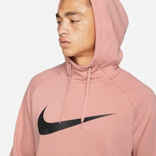 Nike Swoosh Dri-FIT Hoodie Pink  The Nike Dri-FIT Hoodie is made with 100% sustainable materials, using a blend of both recycled