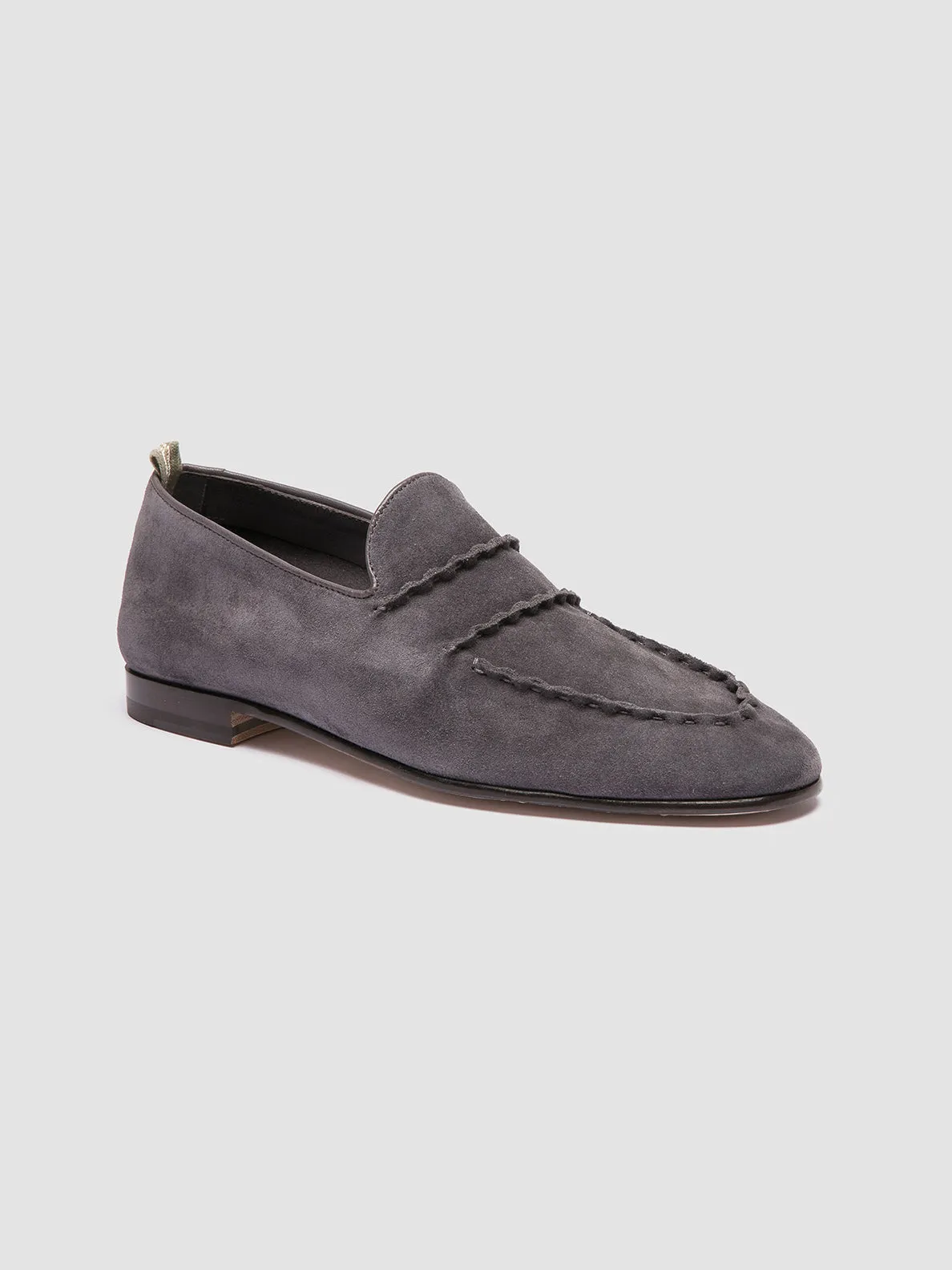 OLIVER 001 - Grey Suede Venetian Loafers