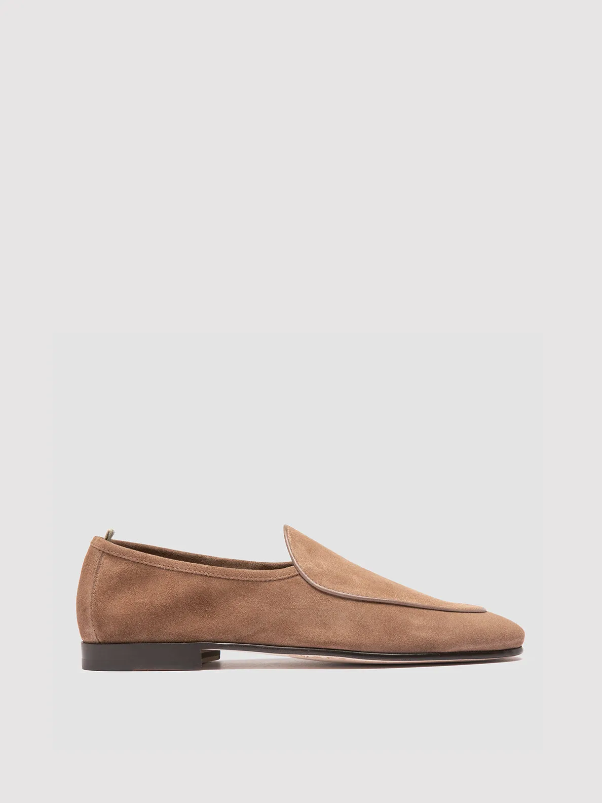 OLIVER 006 - Taupe Suede Venetian Loafers