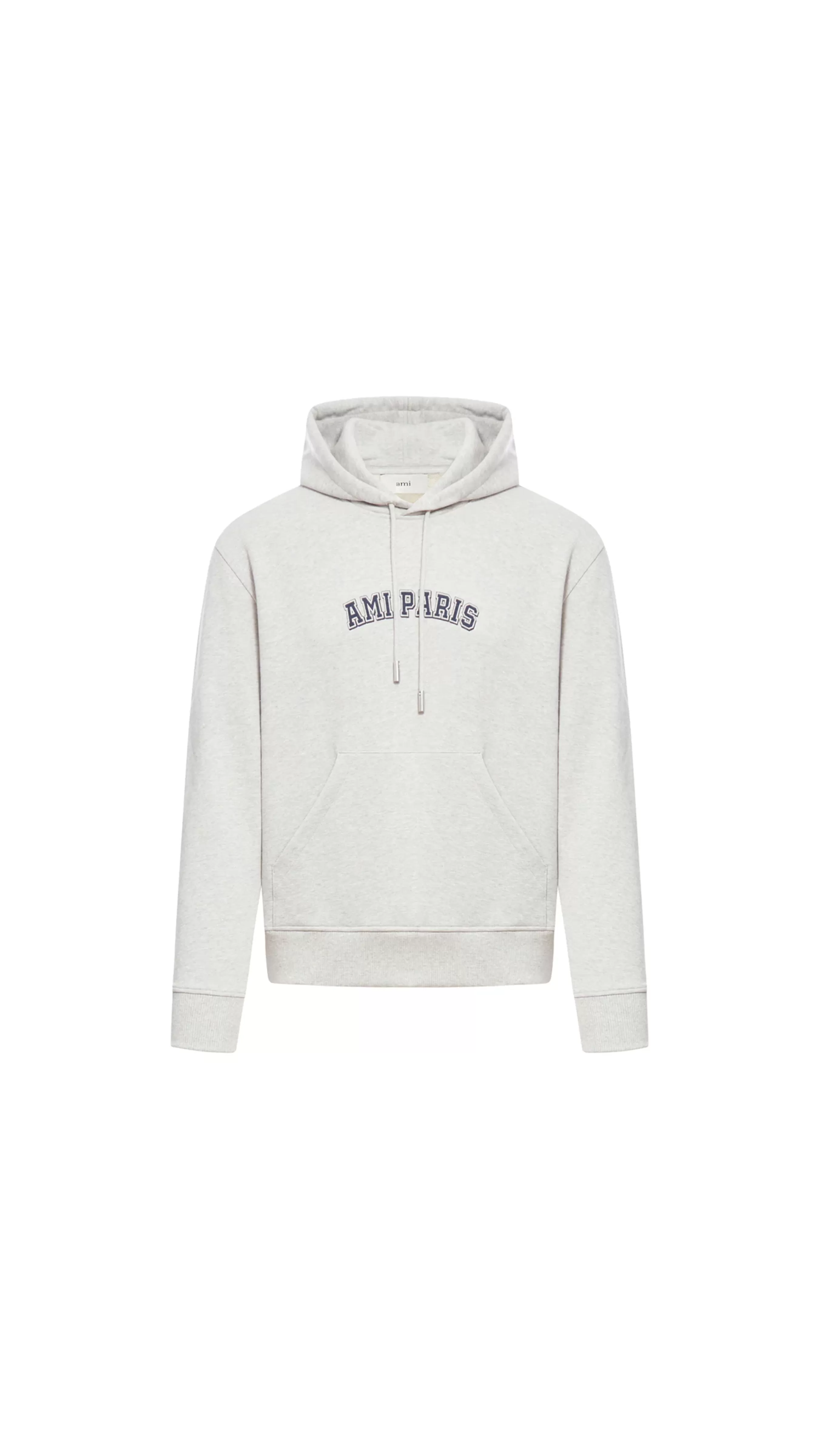 Organic Cotton Ami Hoodie - Heather Grey