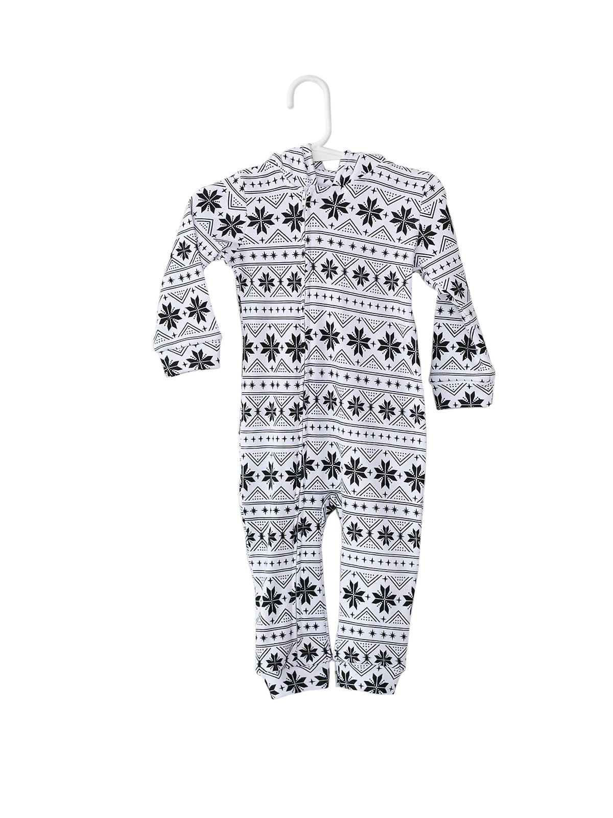 Organic Hoodie Zip Coverall -  Prints