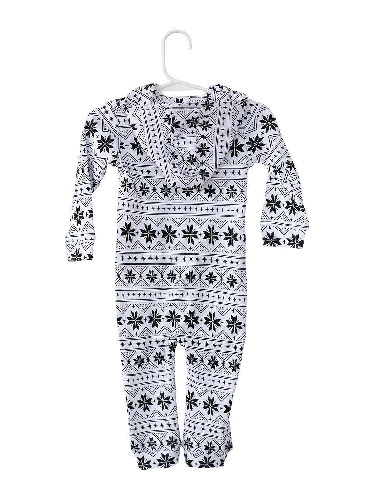 Organic Hoodie Zip Coverall -  Prints