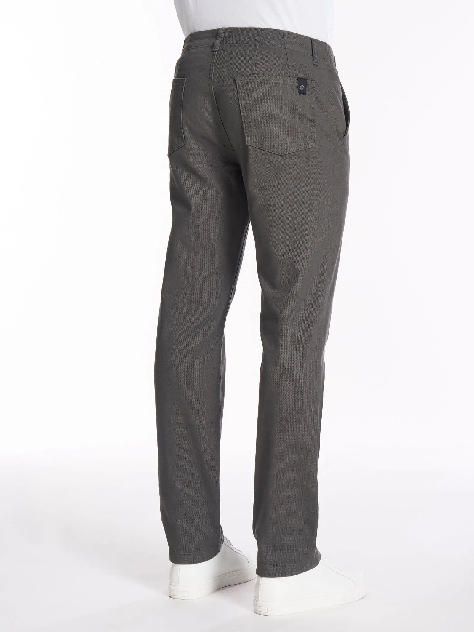 Pantalone chino in cotone elasticizzato raw - Londra