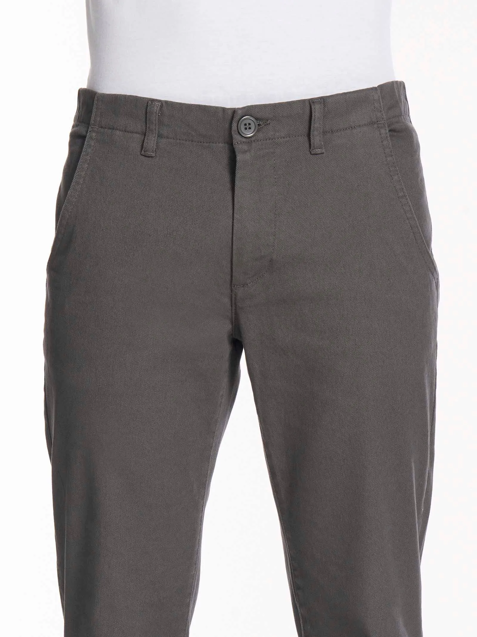 Pantalone chino in cotone elasticizzato raw - Londra