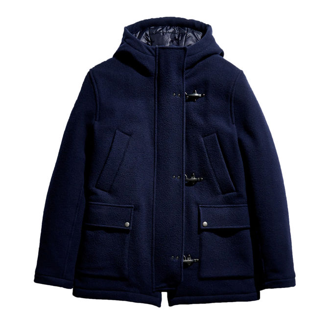 PARKA 3 HOOKS Man Blue Navy