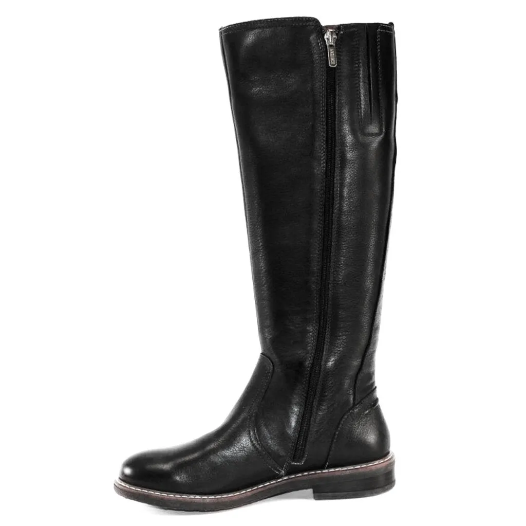 Pikolinos Womens Boots Aldaya W8J-9621 Casual Zip-Up Buckles Knee Leather - UK 6-6.5