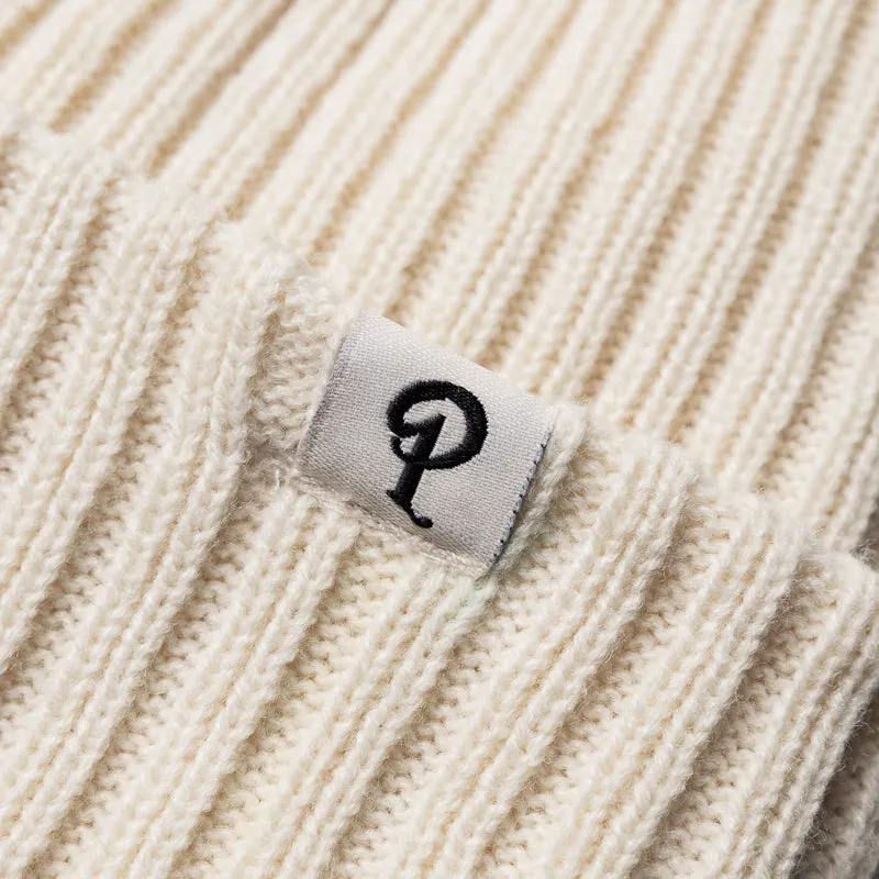 Politics x New Era Cuff Beanie - Ivory