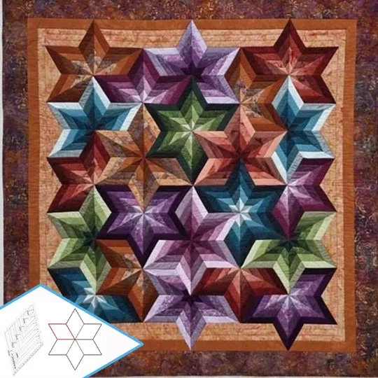 Premium Clear Master Cut Quilting Templates