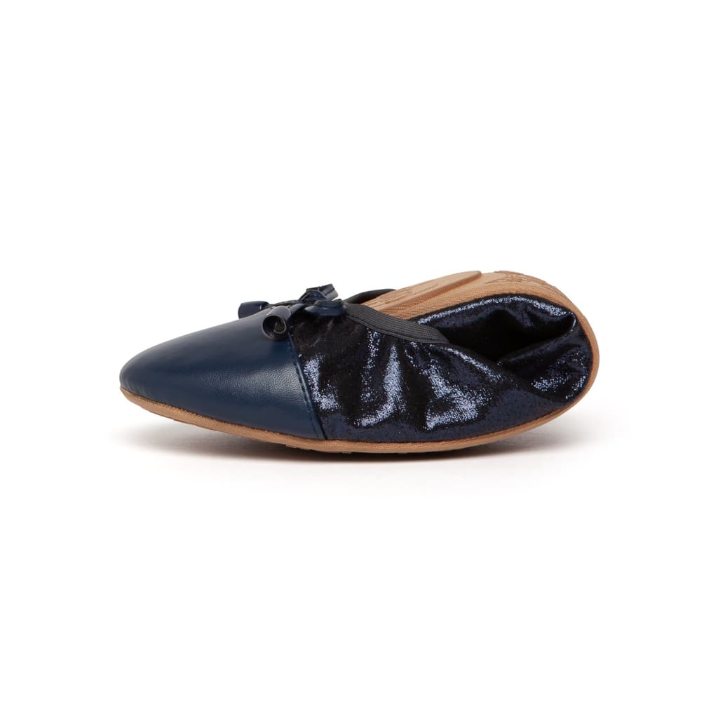 Premium Navy Blue Flats