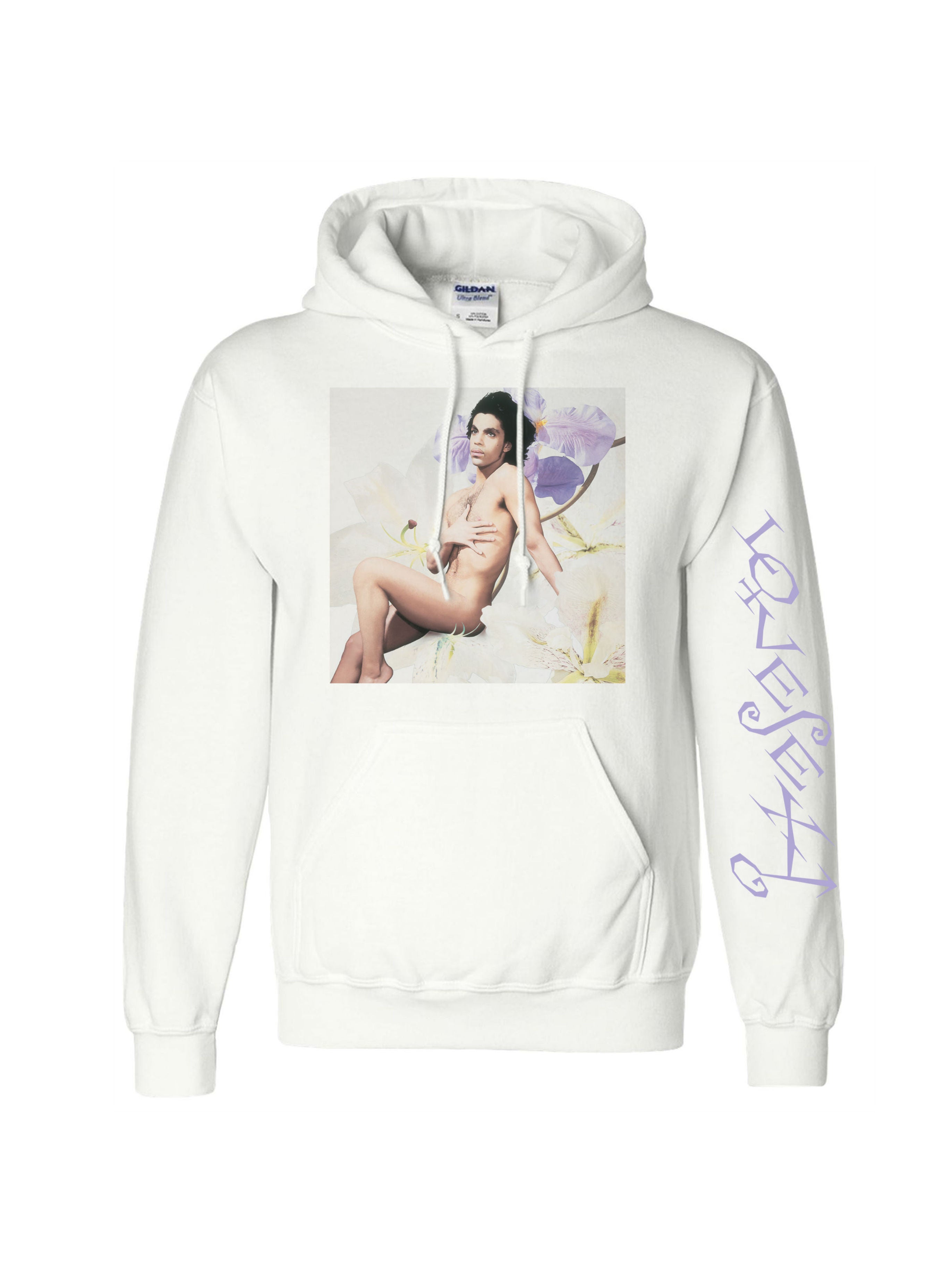 Prince –  LOVESEXY Official  Xclusive Unisex White Hoodie Limited Edition: NEW