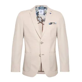 R2 AMSTERDAM Super Soft Beige Jersey Jacket | Menswear Online