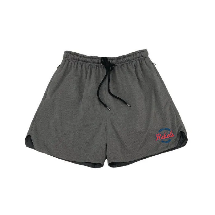 Retro Rebels Banner Athletics Youth Mesh Training Short