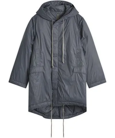 Rick Owens Men's Recylced Nylon Fishtail Parka Jacket