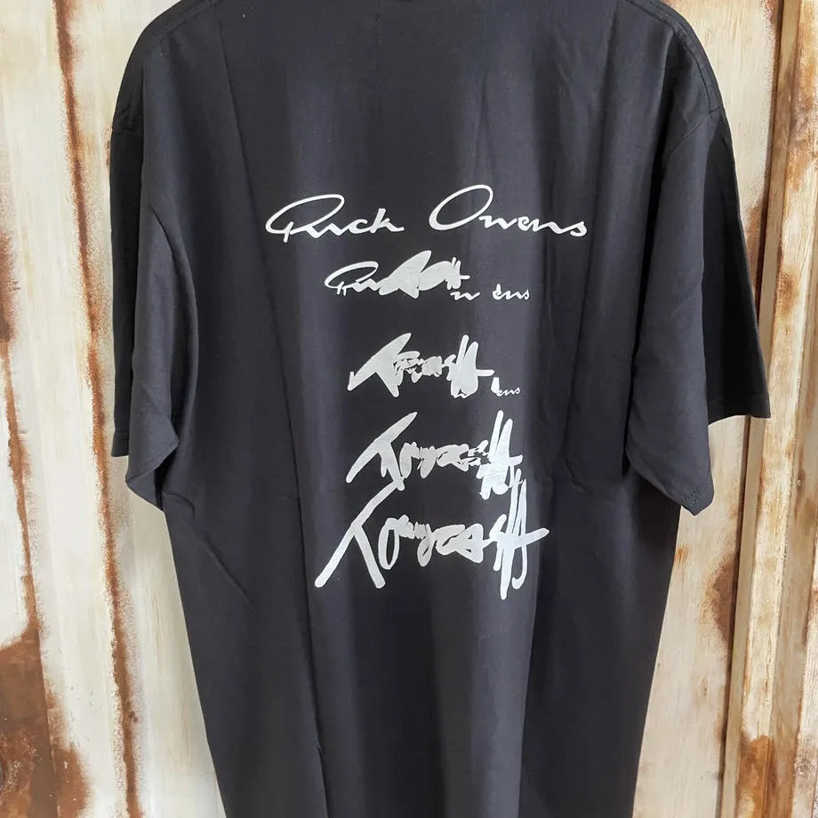 RICK OWENS  |Street Style Cotton Designers T-Shirts