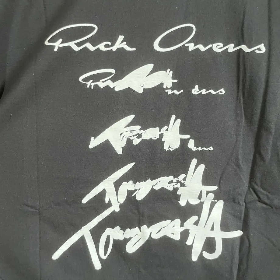 RICK OWENS  |Street Style Cotton Designers T-Shirts