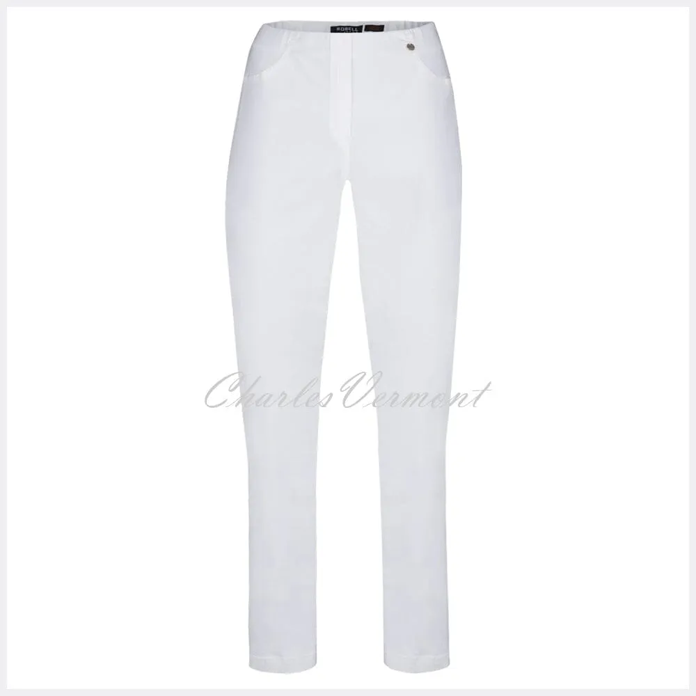 Robell Bella Jean 51580-5448-10 (White Denim) – SHORTER LENGTH 29