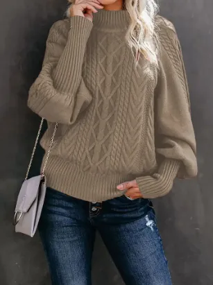 Saguaro Mid-Neck Knit Sweater