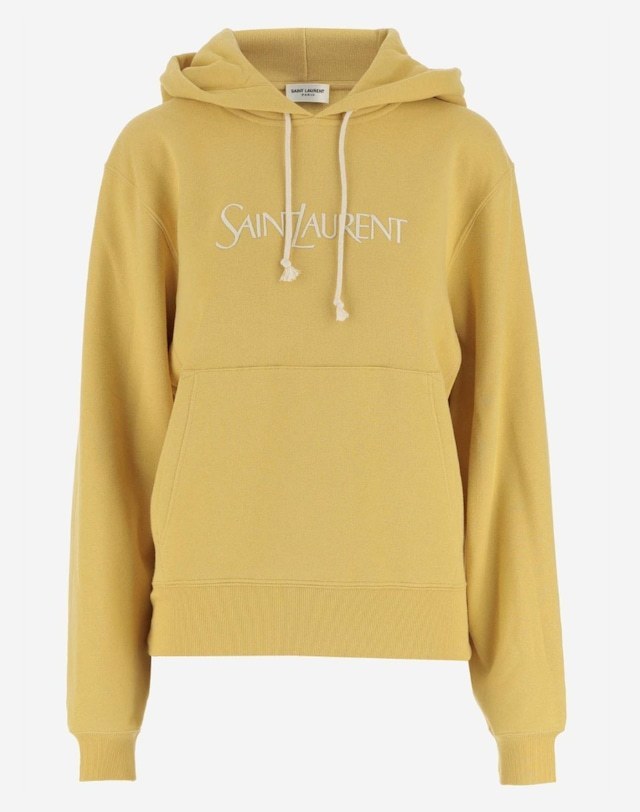 Saint Laurent  |Cotton Logo Hoodies & Sweatshirts