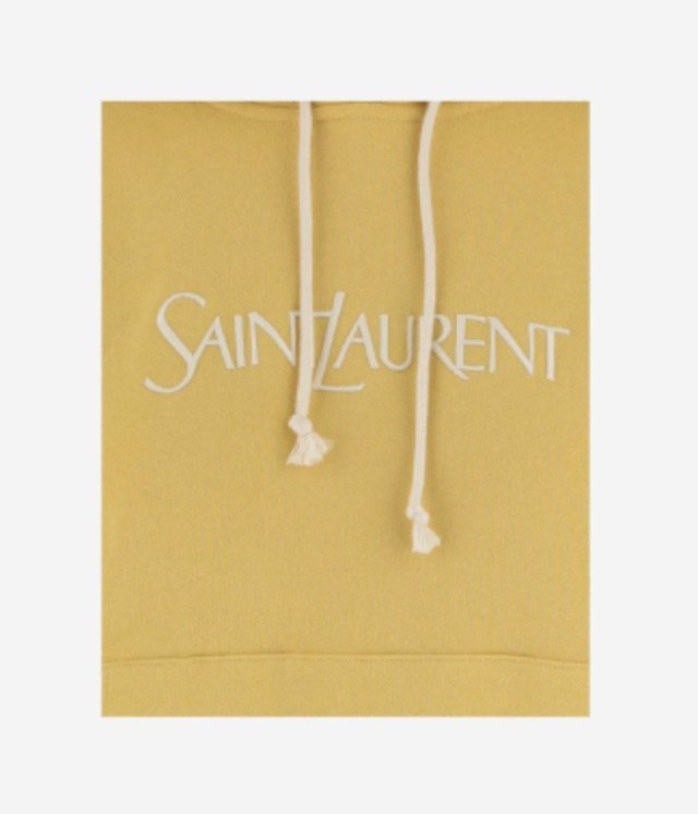 Saint Laurent  |Cotton Logo Hoodies & Sweatshirts