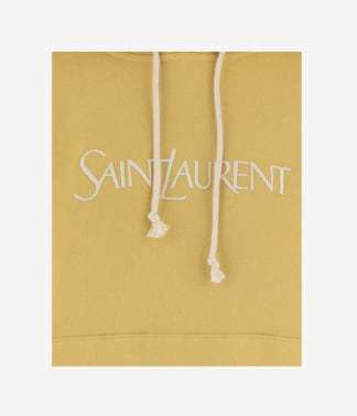 Saint Laurent  |Street Style Long Sleeves Plain Cotton Logo