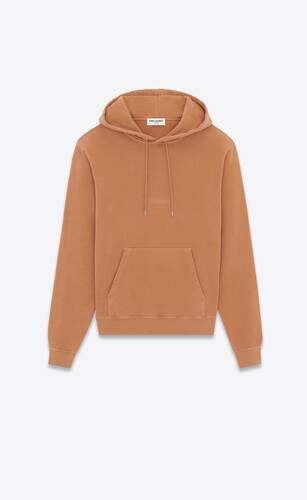 Saint Laurent  |Street Style Long Sleeves Plain Logo Luxury Hoodies