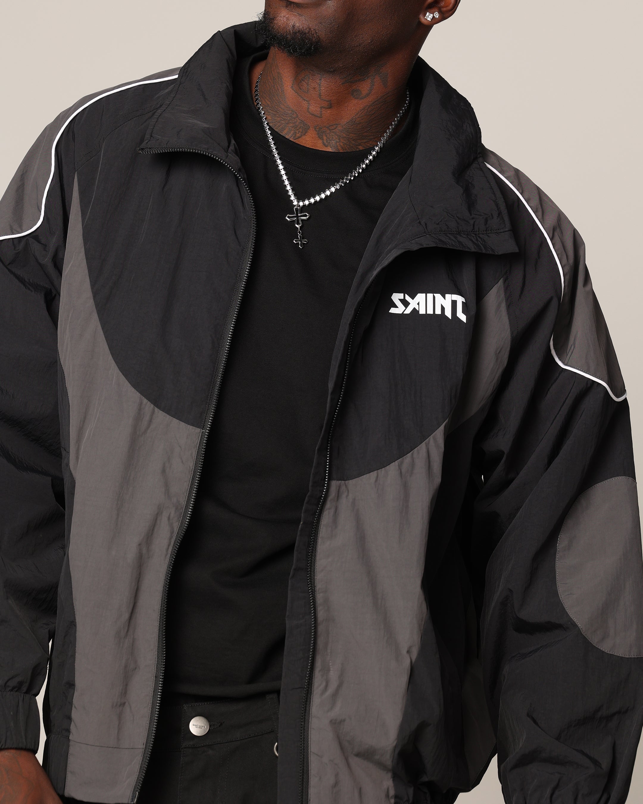 Saint Morta Rage Windbreaker Black/Grey