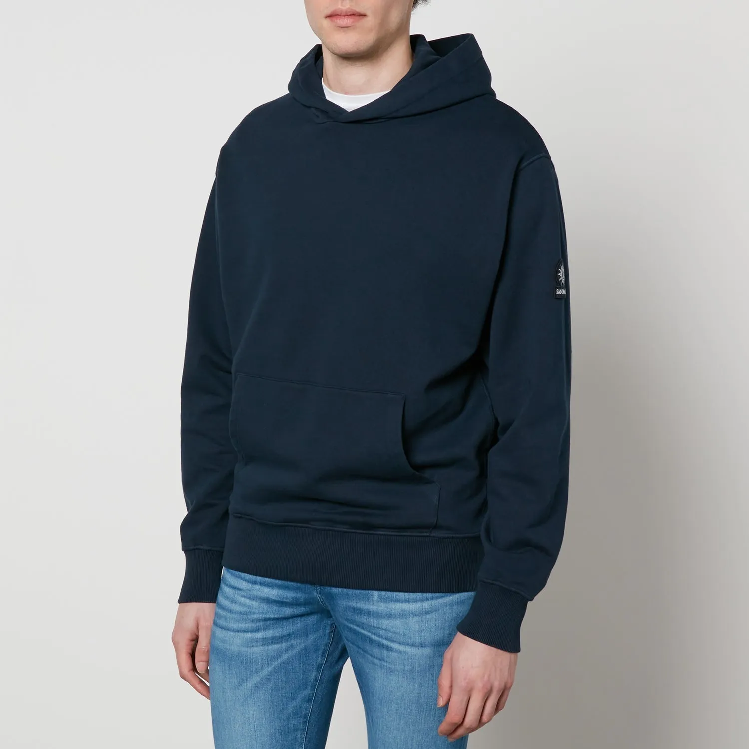 Sandbanks Logo-Appliquéd Organic Cotton-Blend Hoodie