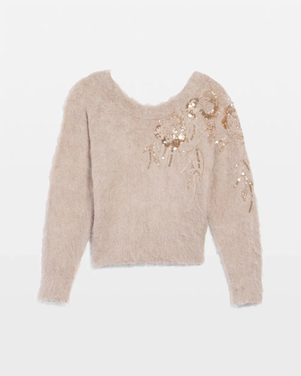 Sequin Embellished Sweater