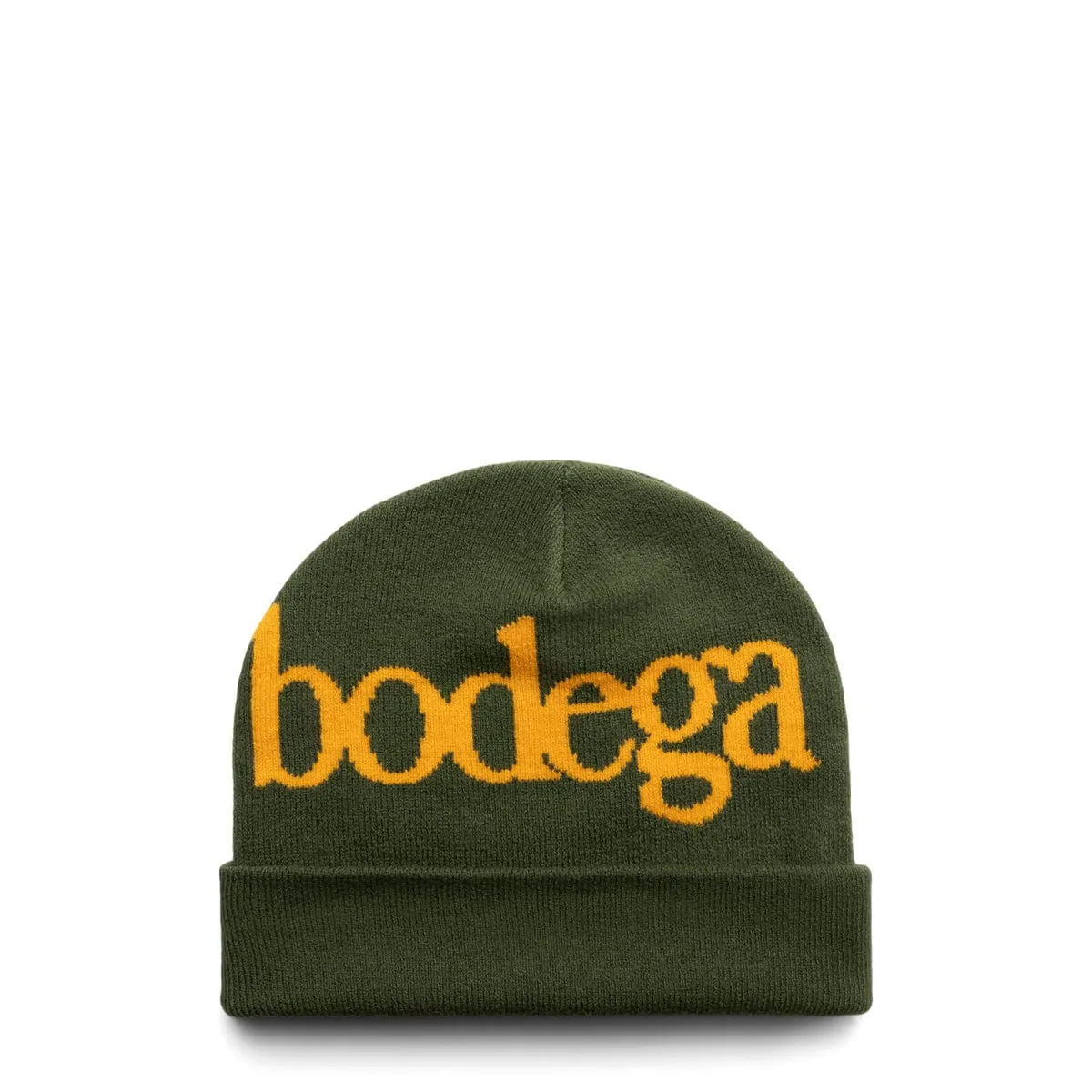 SERIF BEANIE OLIVE | Bodega