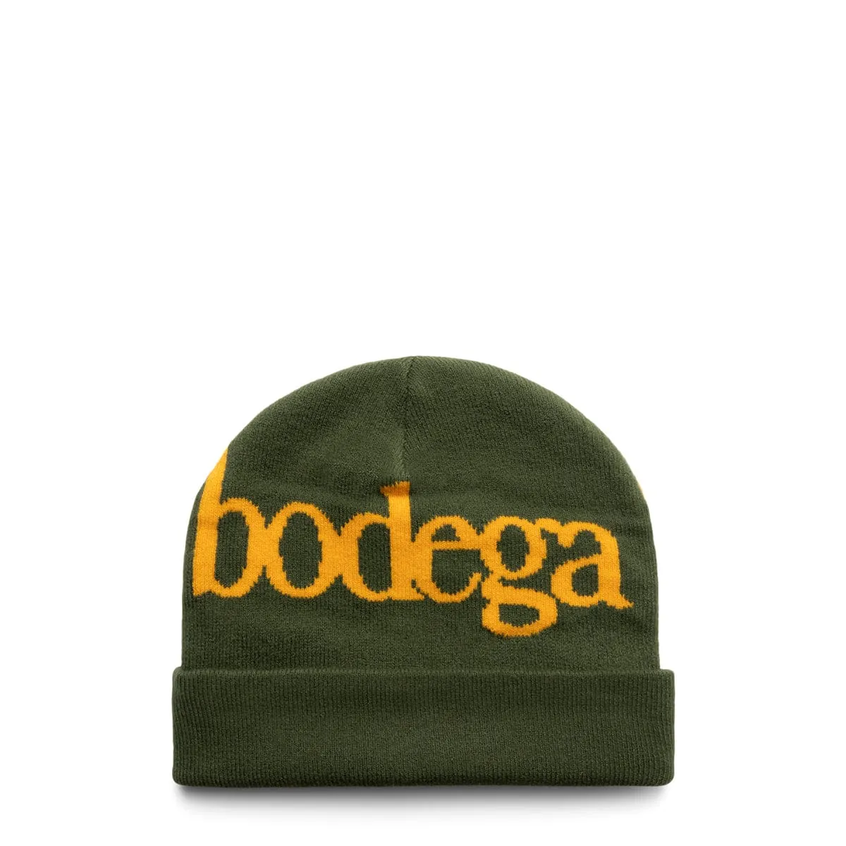 SERIF BEANIE OLIVE | Bodega