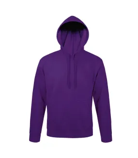 SOLS Snake Unisex Hooded Sweatshirt / Hoodie (Dark Purple) - UTPC382