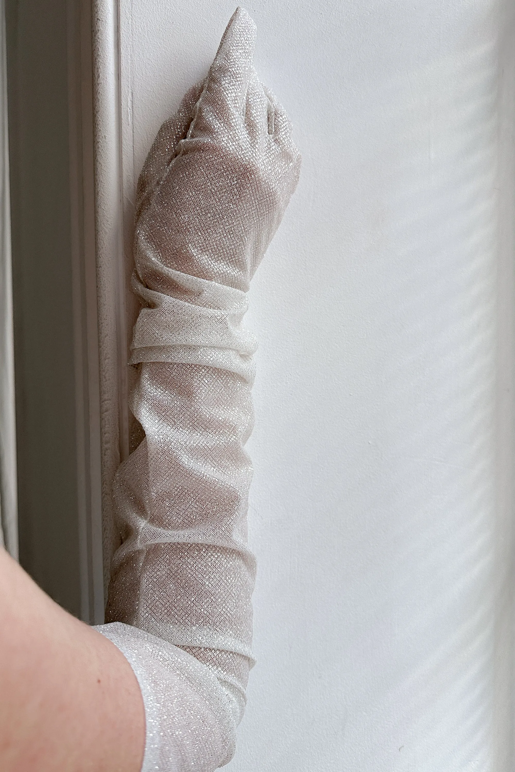 Sparkly Bridal Gloves