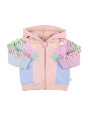 Stella McCartney Kids   Printed organic cotton zip-up hoodie 